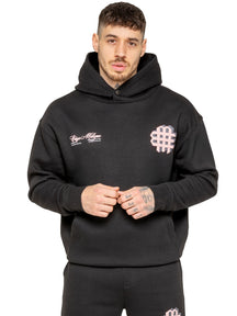 Enzo Milano | Mens Oversized Print Hoodie