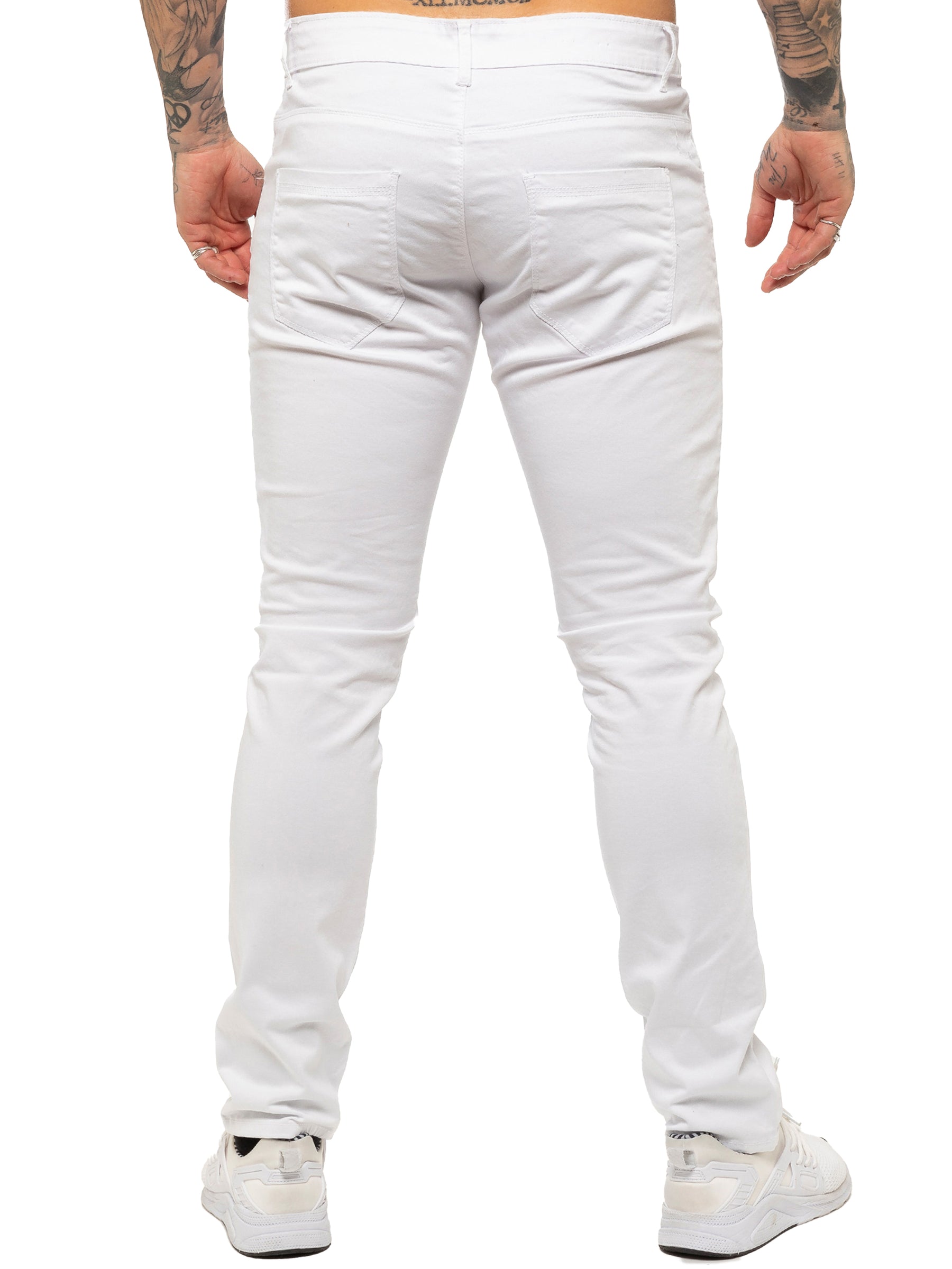 Kruze | Mens Slim Fit Stretch Chinos