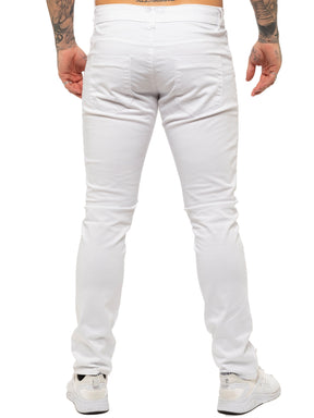 Kruze | Mens Slim Fit Stretch Chinos
