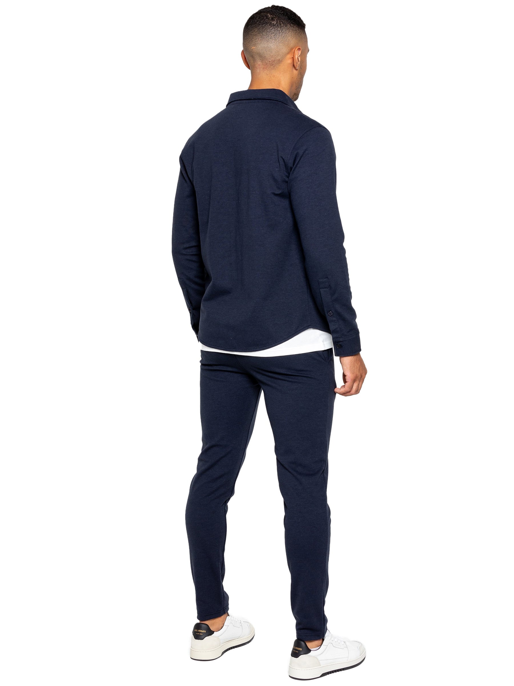 EZSH616 & EZJG618 Copy of Enzo | Mens Overshirt Tracksuit Set ENZO RAWDENIM