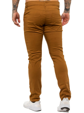 Kruze | Mens Slim Fit Stretch Chinos