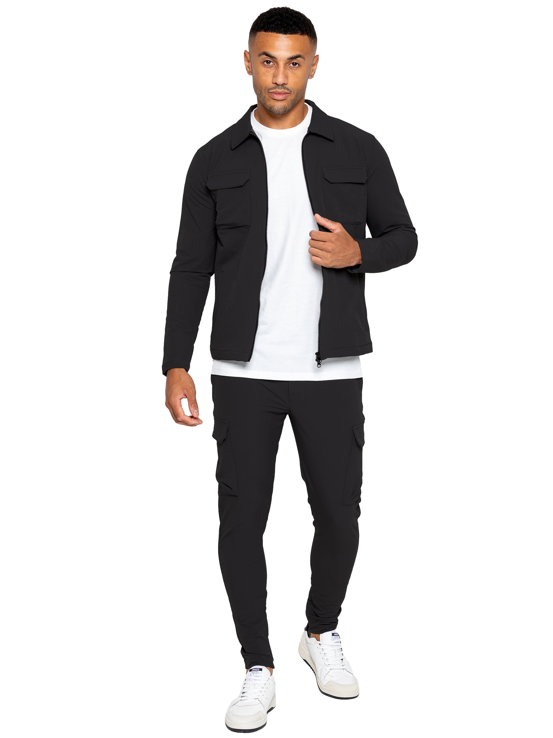 MJK1 JACKET & MCP2 PANT Enzo | Mens Cargo Shakcet Tracksuit Set ENZO RAWDENIM