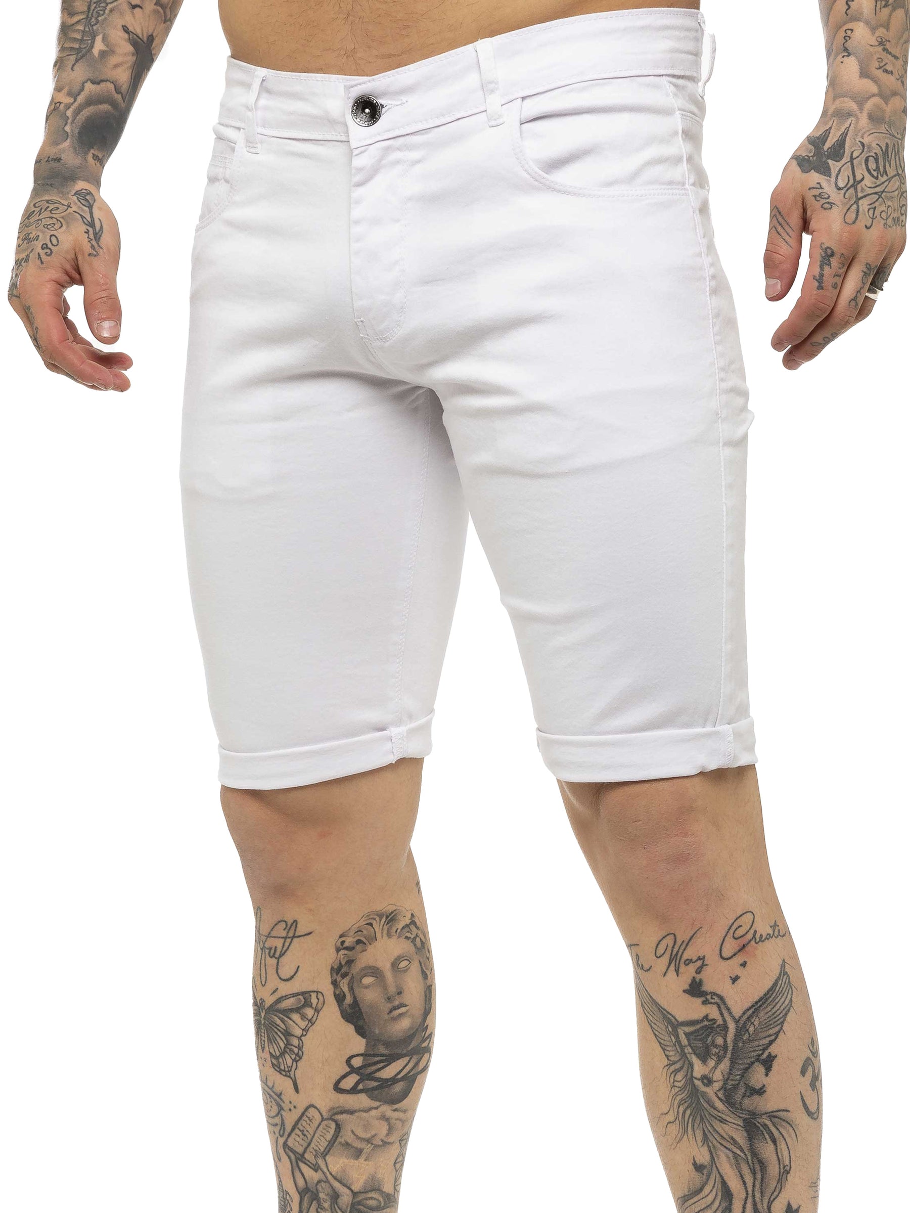 Kruze | Mens Slim Fit Chino Shorts