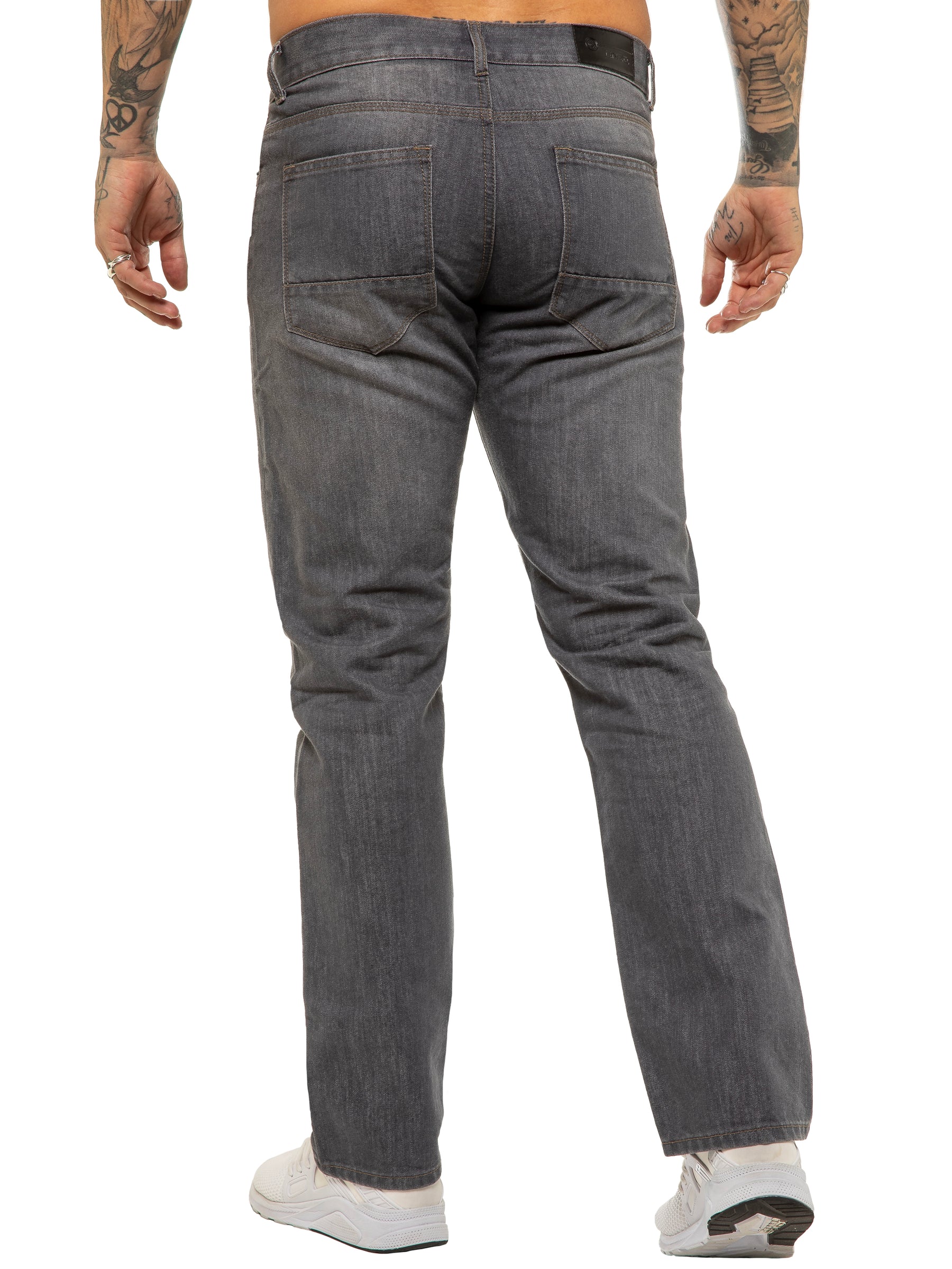 Enzo | Mens Regular Straight Leg Jeans