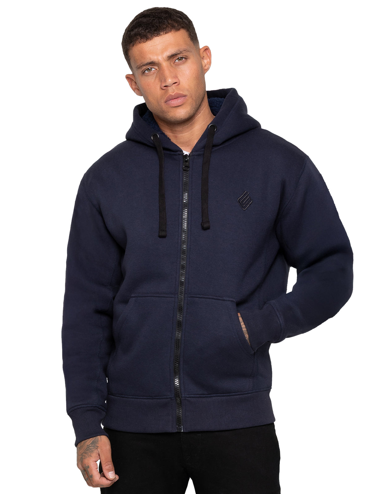 Enzo | Men’s Borg Lined Hoodie