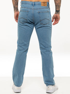 Kruze | Mens Straight Leg Denim Jeans