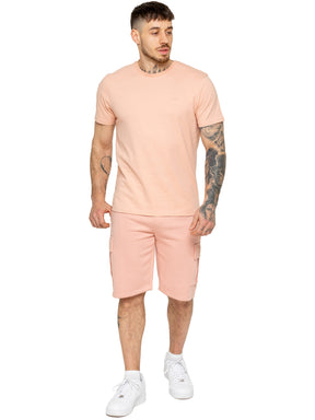 Enzo | Mens T-Shirt Tracksuit Set With Shorts