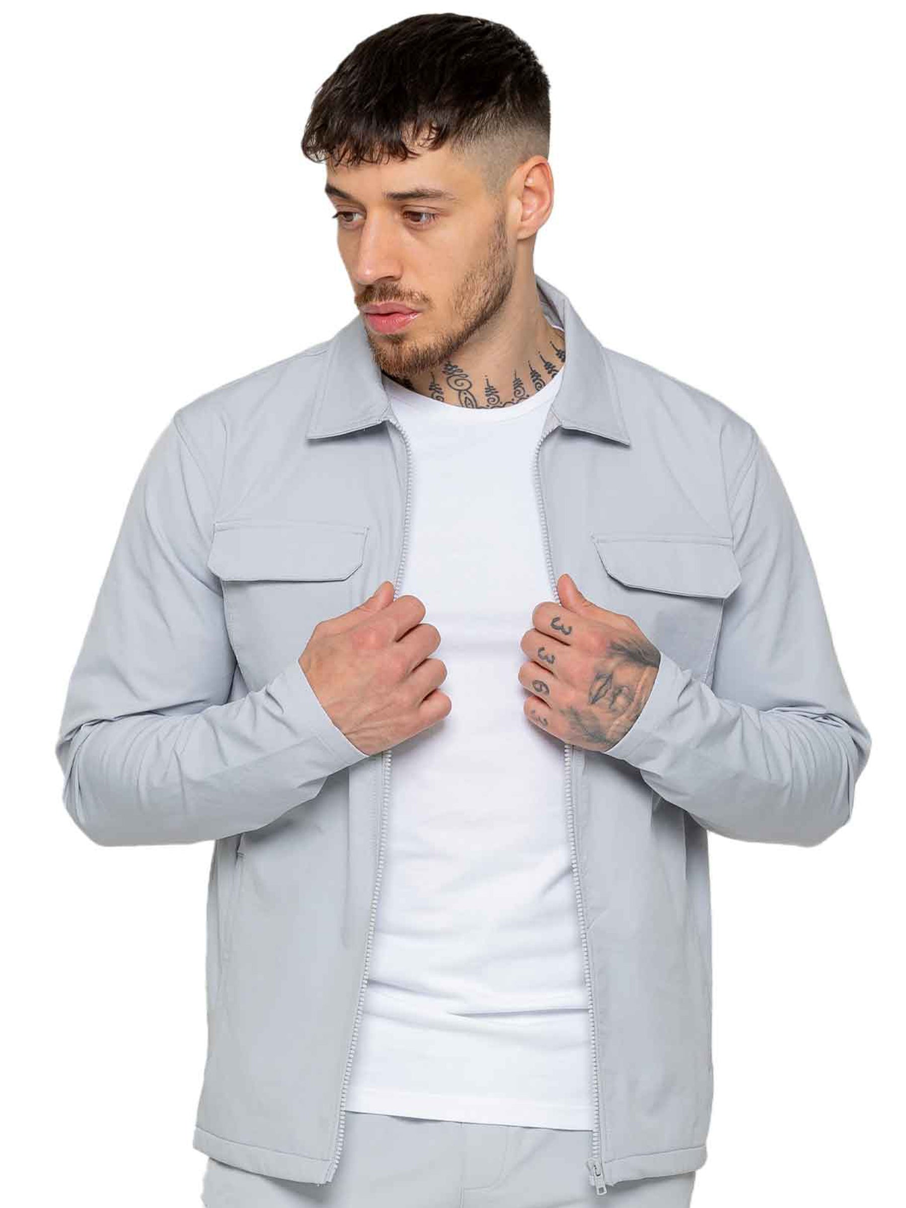 Enzo Milano | Mens Cargo Pockets Jacket