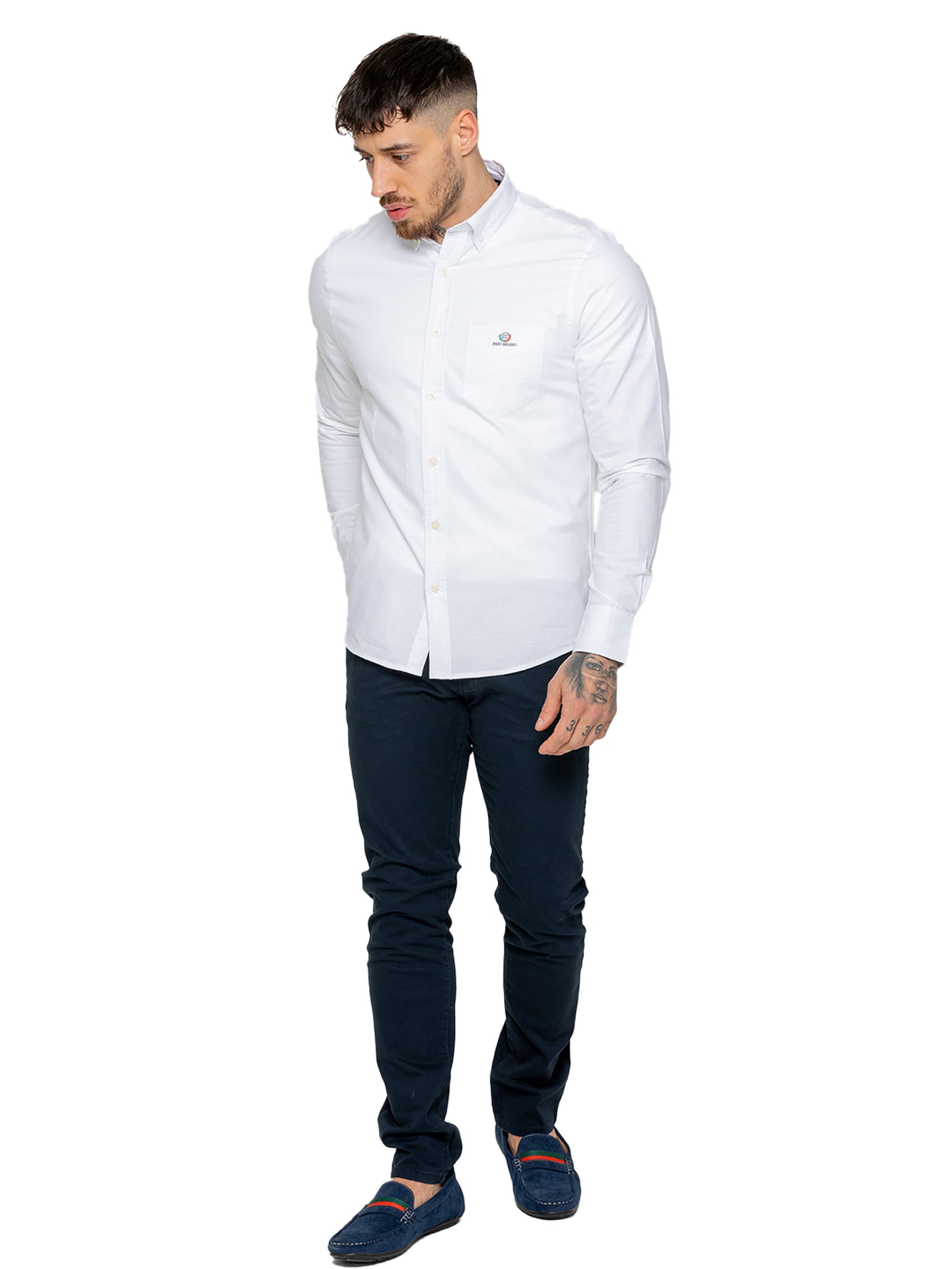 MSH4 SHIRTS Enzo | Mens Regular Fit Oxford Shirt (Copy) ENZO RAWDENIM