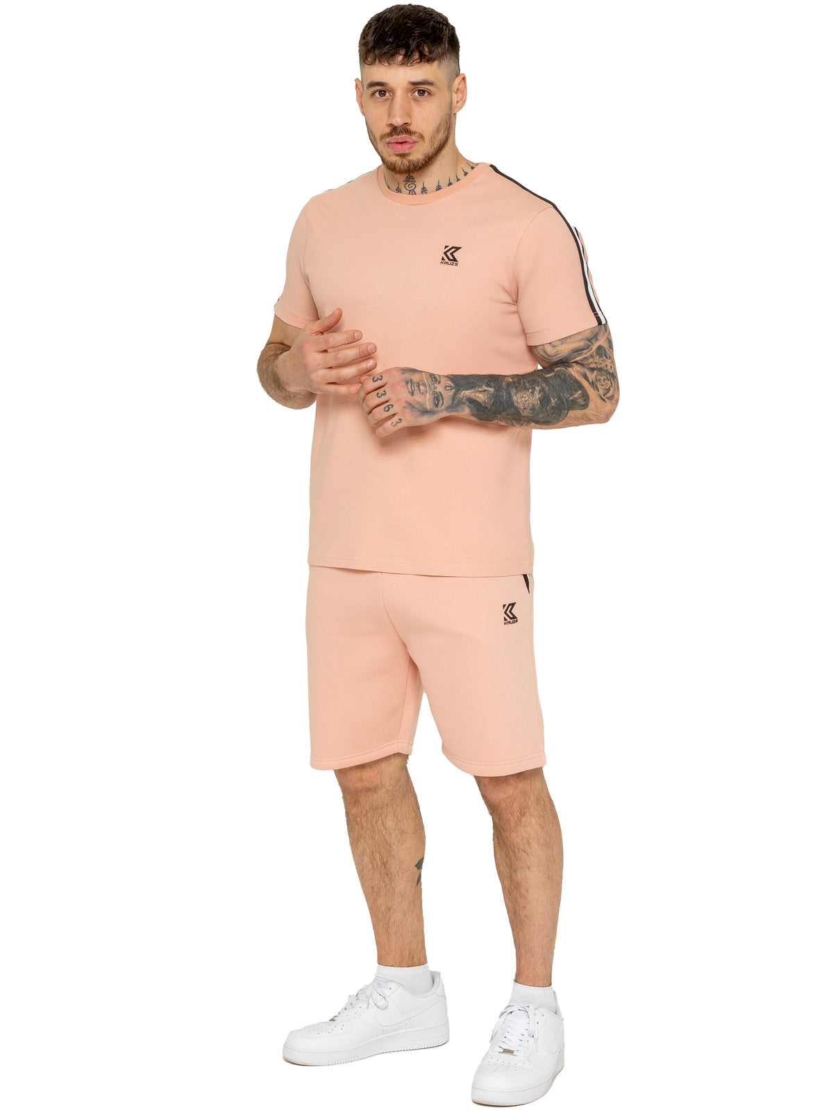 Kruze | Mens Tape T-Shirt With Shorts Set