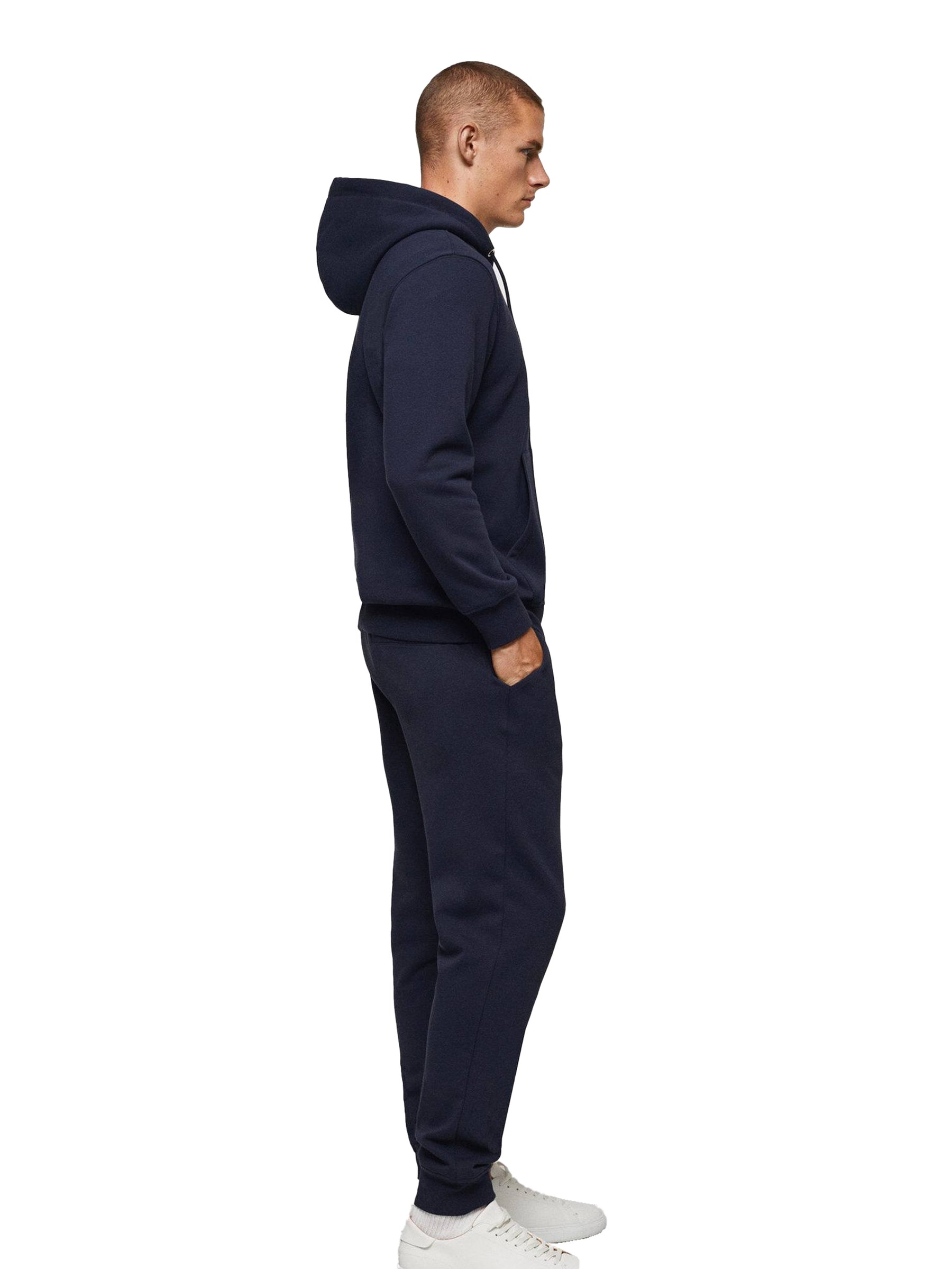 Kruze | Mens Pullover Hoodie Zipped Fleece Tracksuit Set