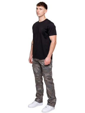 Kruze | Mens Cargo Camo Trousers