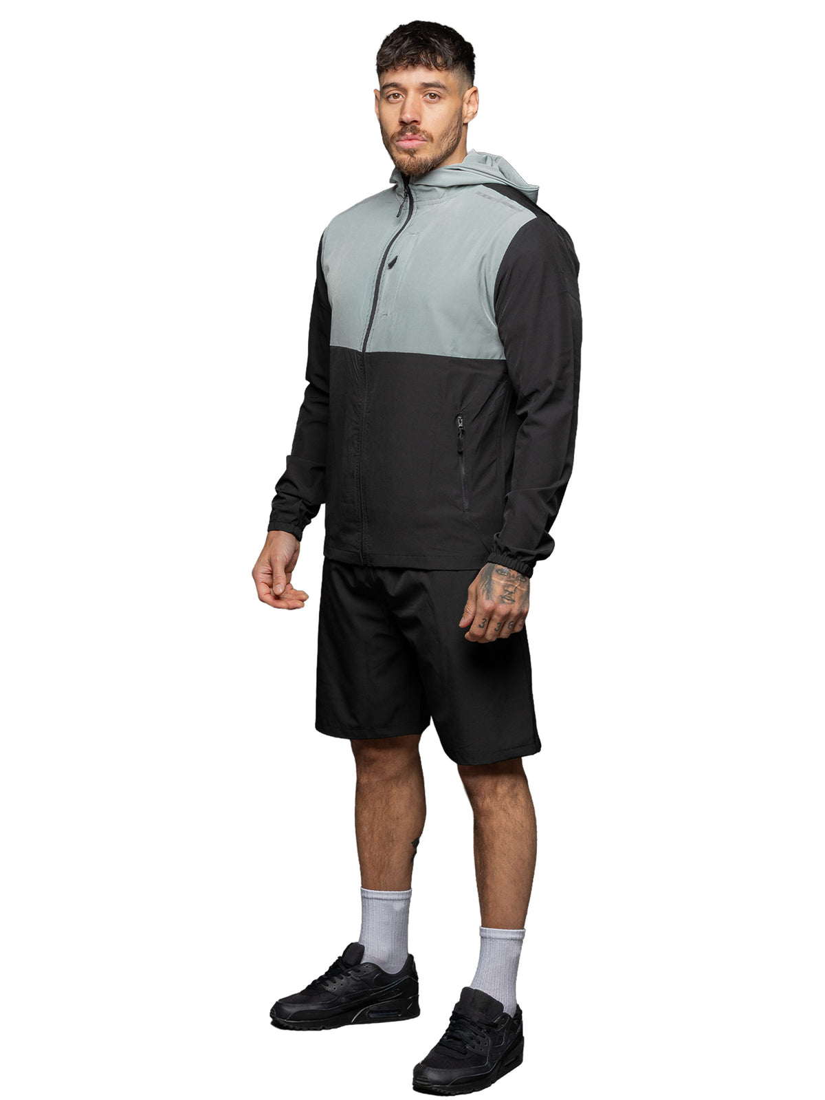 Kruze | Mens Woven Jacket & Shorts Set