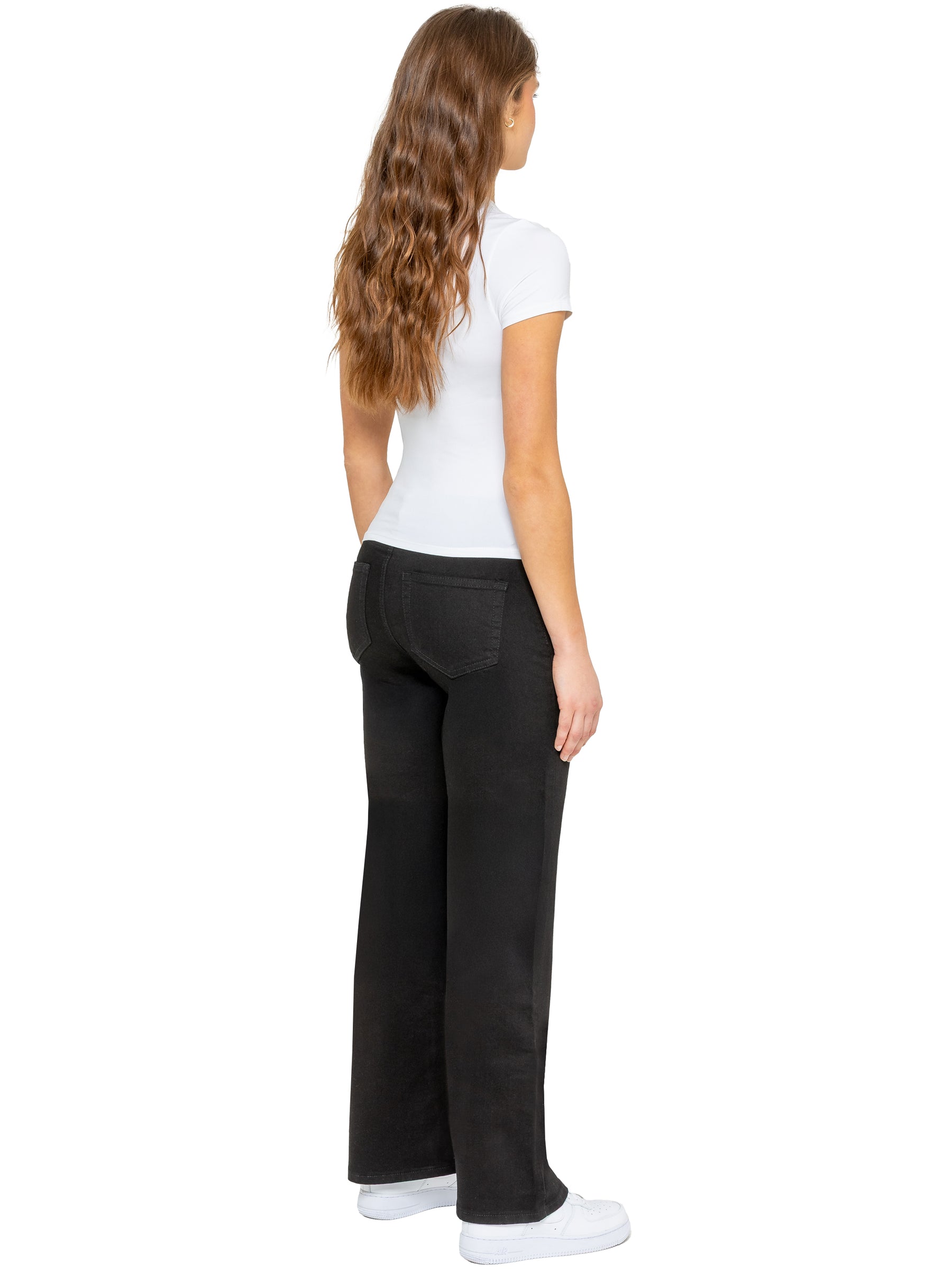 Enzo | Womens Wide Leg Jeans