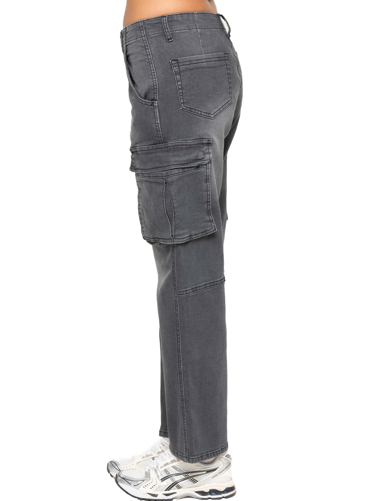 EZL644 JEANS Enzo | Womens Cargo Straight Leg Jeans (Copy) ENZO RAWDENIM