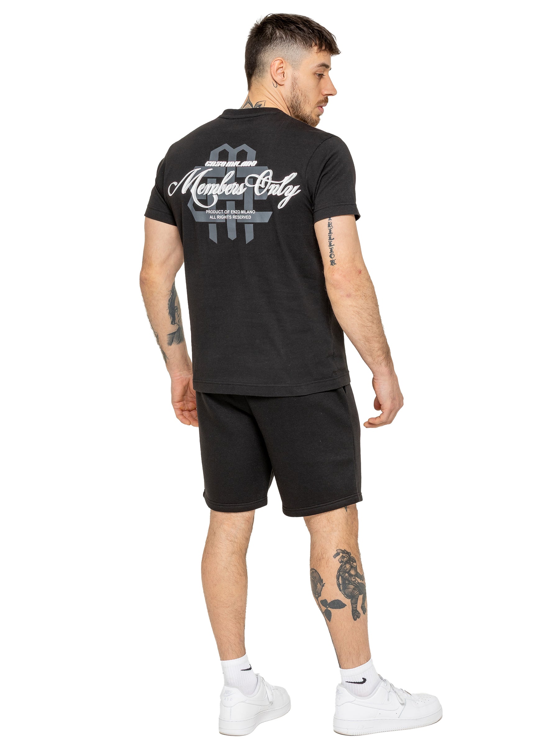 Enzo Milano | Mens Logo T-Shirt & Shorts Set