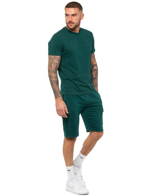 EZTS603 & EZSC602 Copy of Enzo | Mens T-Shirt Tracksuit Set With Shorts ENZO RAWDENIM