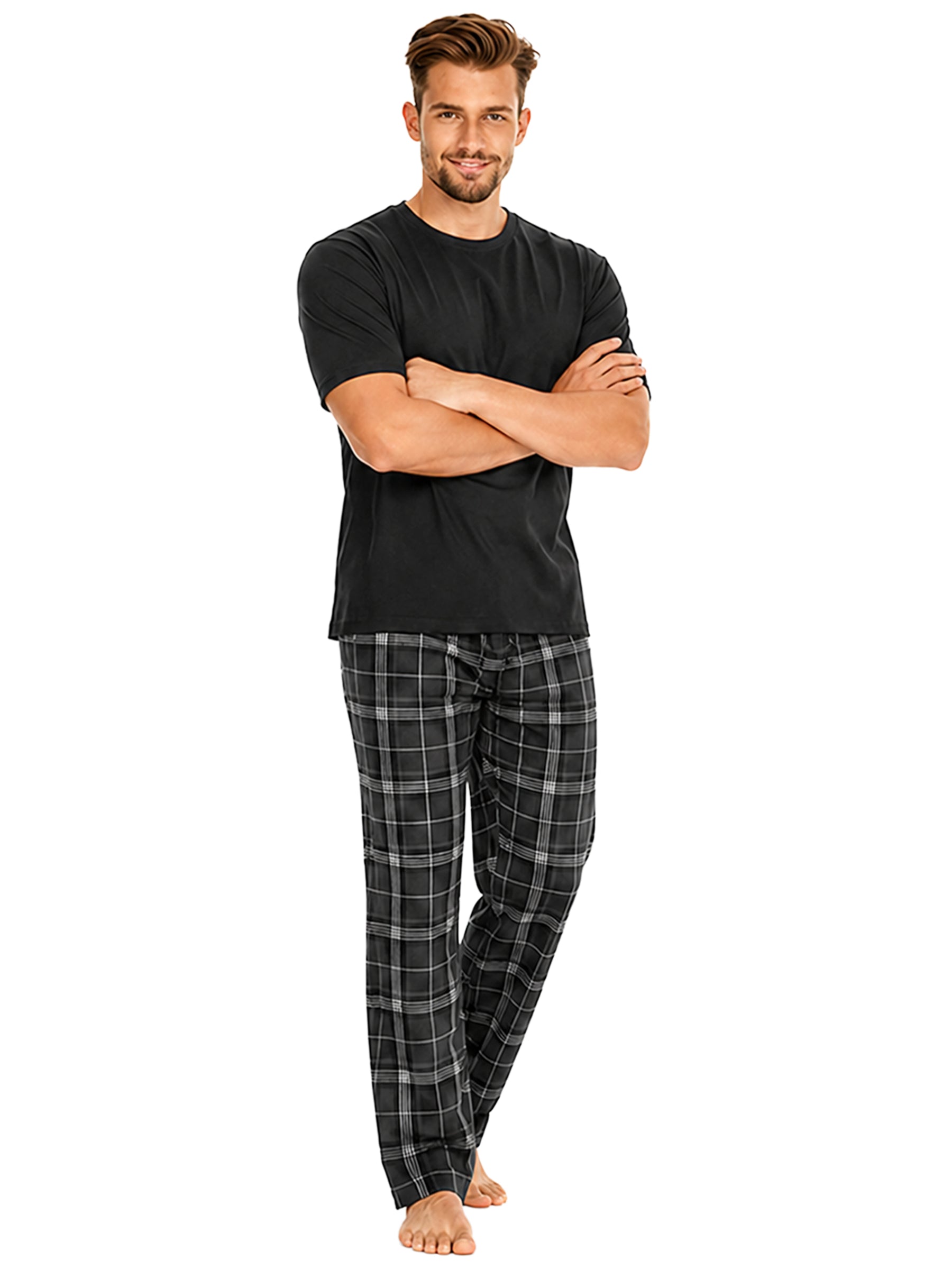 Kruze | Mens Pyjama Set - T-Shirt & Trousers
