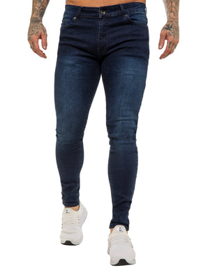 Enzo | Mens Designer Stretch Skinny Fit Jeans