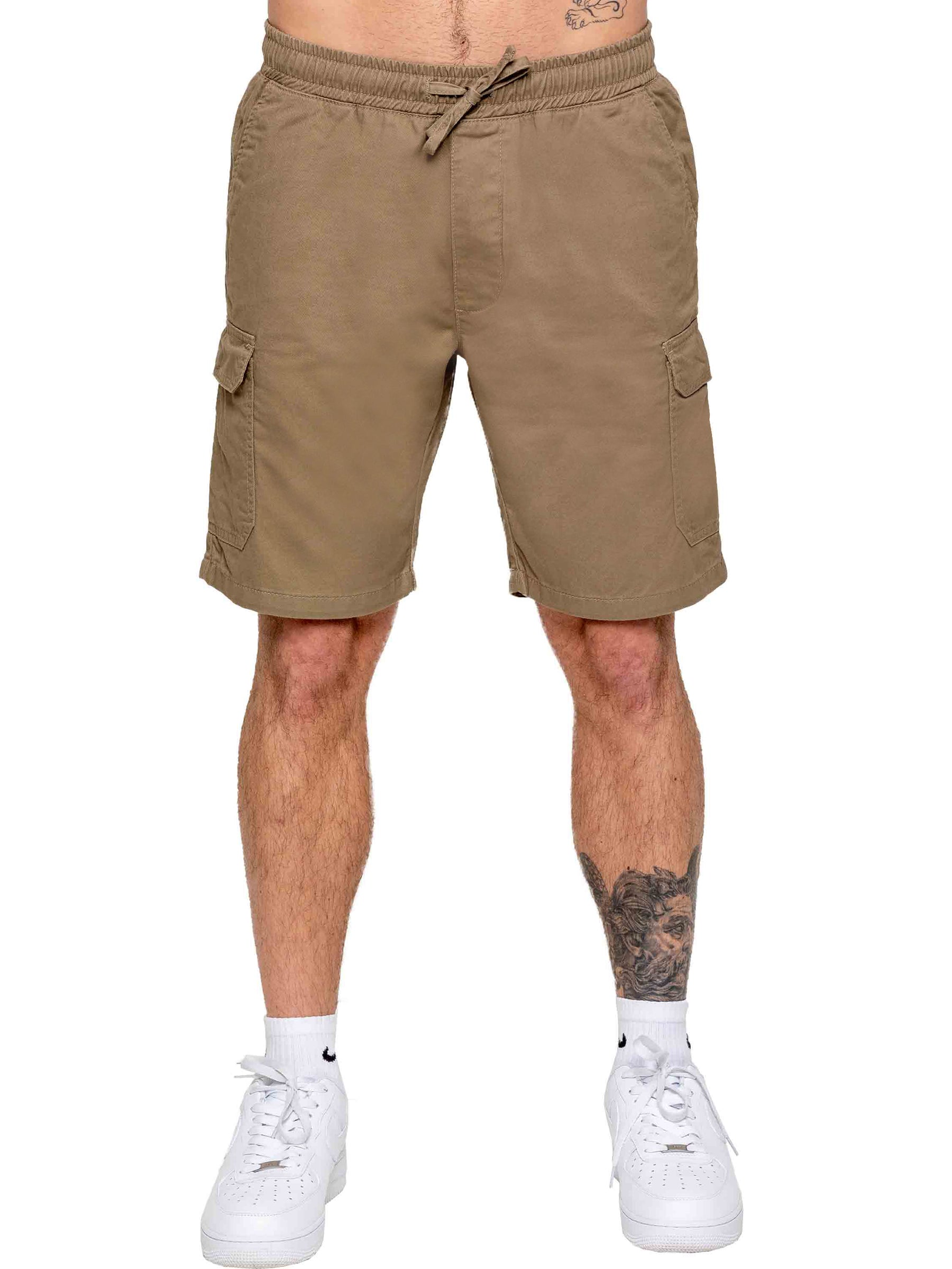 Kruze | Mens Cargo Chino Shorts 2 Pack