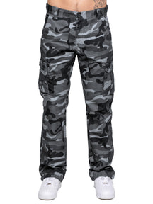 Kruze | Mens Cargo Camo Trousers