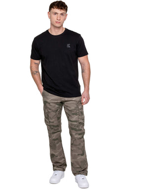 Kruze | Mens Cargo Camo Trousers