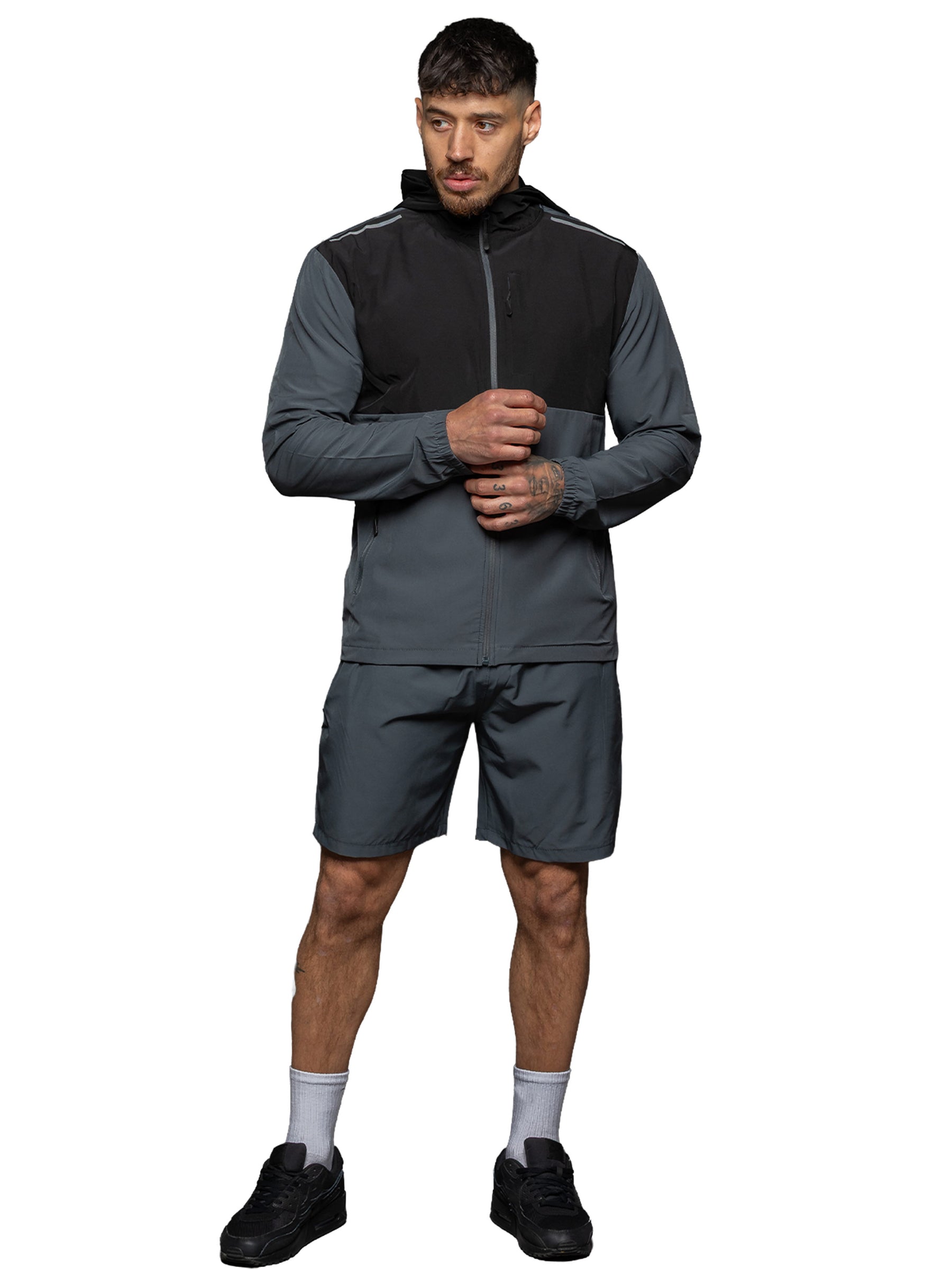 Kruze | Mens Woven Jacket & Shorts Set