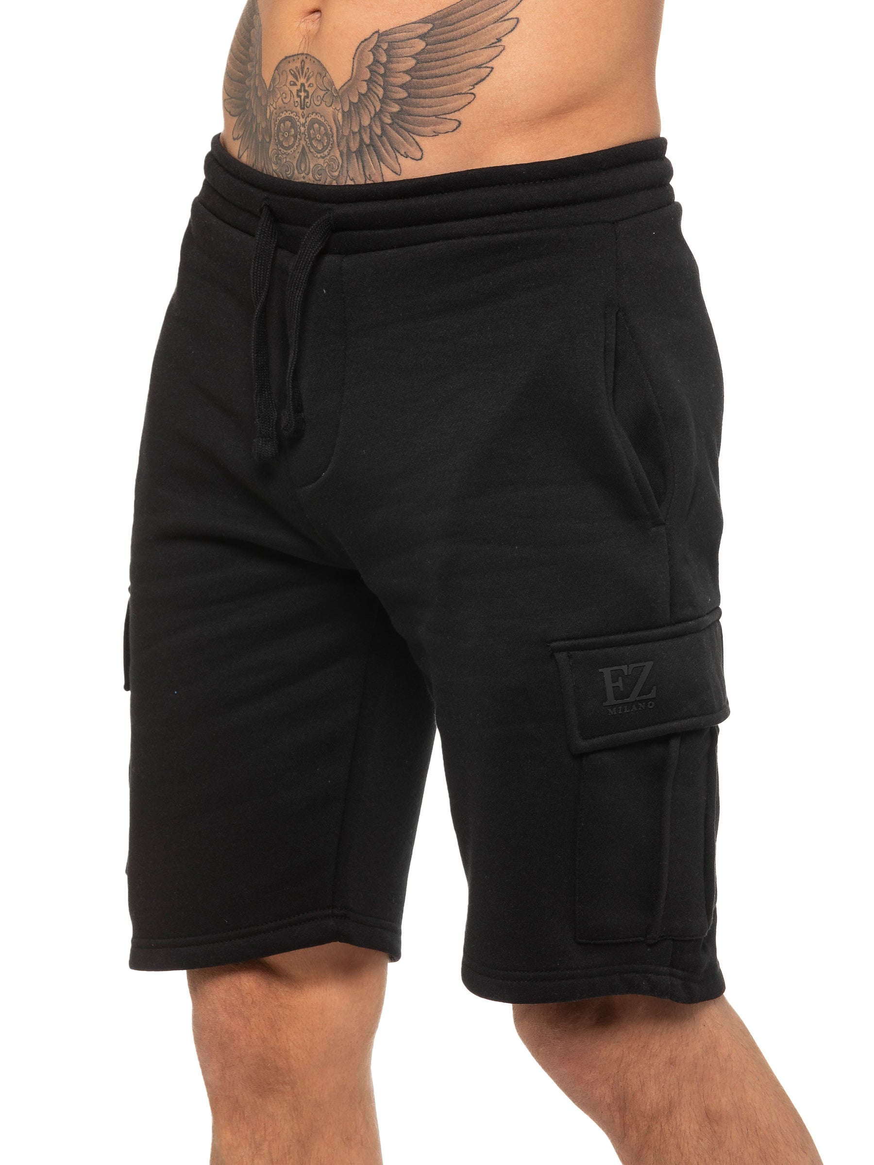 EZSC602 SHORT Enzo | Mens Cargo Fleece Shorts ENZO RAWDENIM