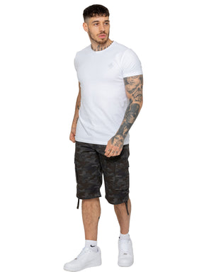 EZS409 Enzo | Mens Cargo Combat Camo Shorts (Copy) ENZO RAWDENIM