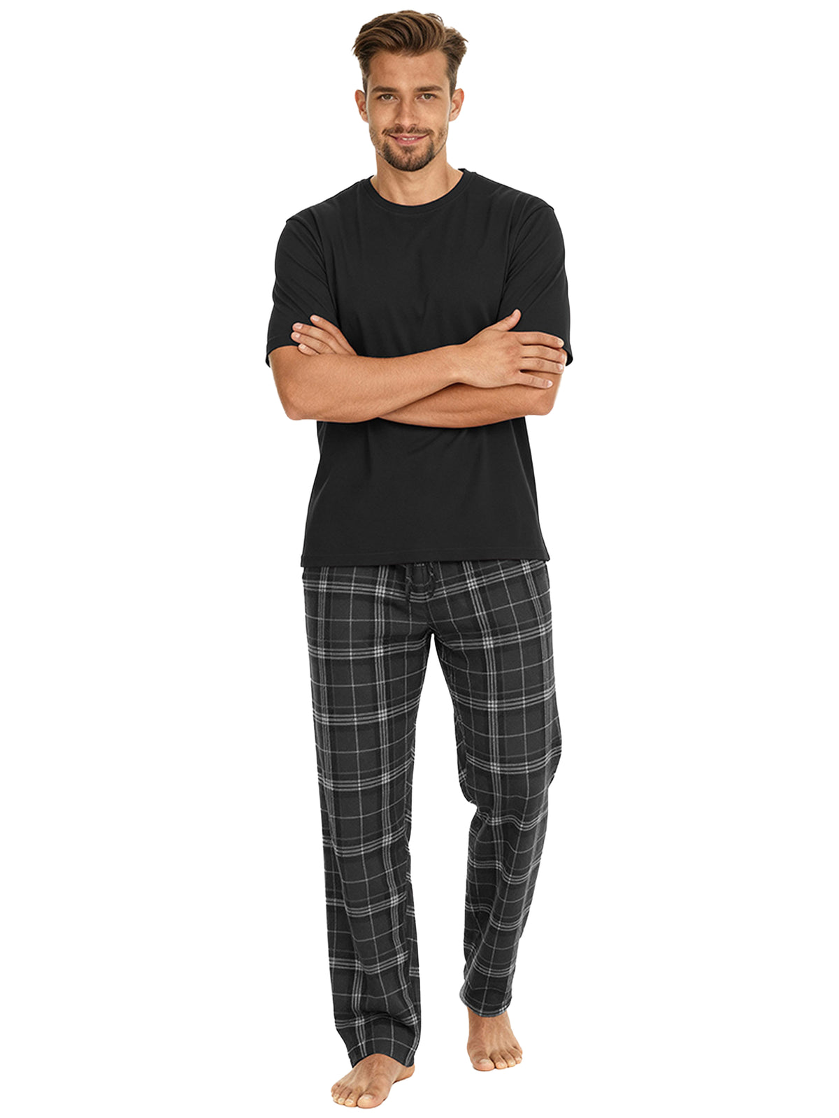 Kruze | Mens Pyjama Set - T-Shirt & Trousers