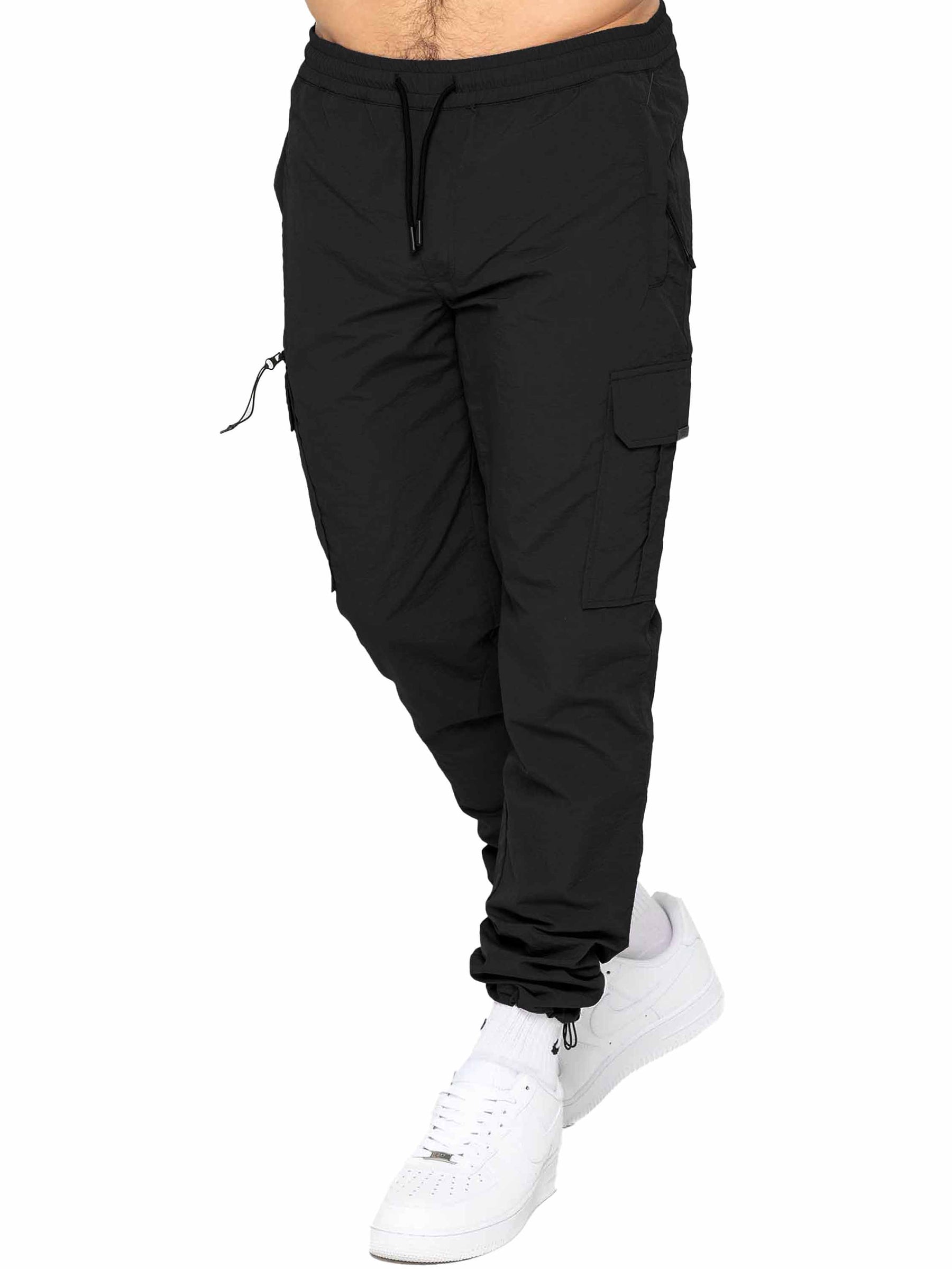 Enzo | Mens Poly Cargo Trousers