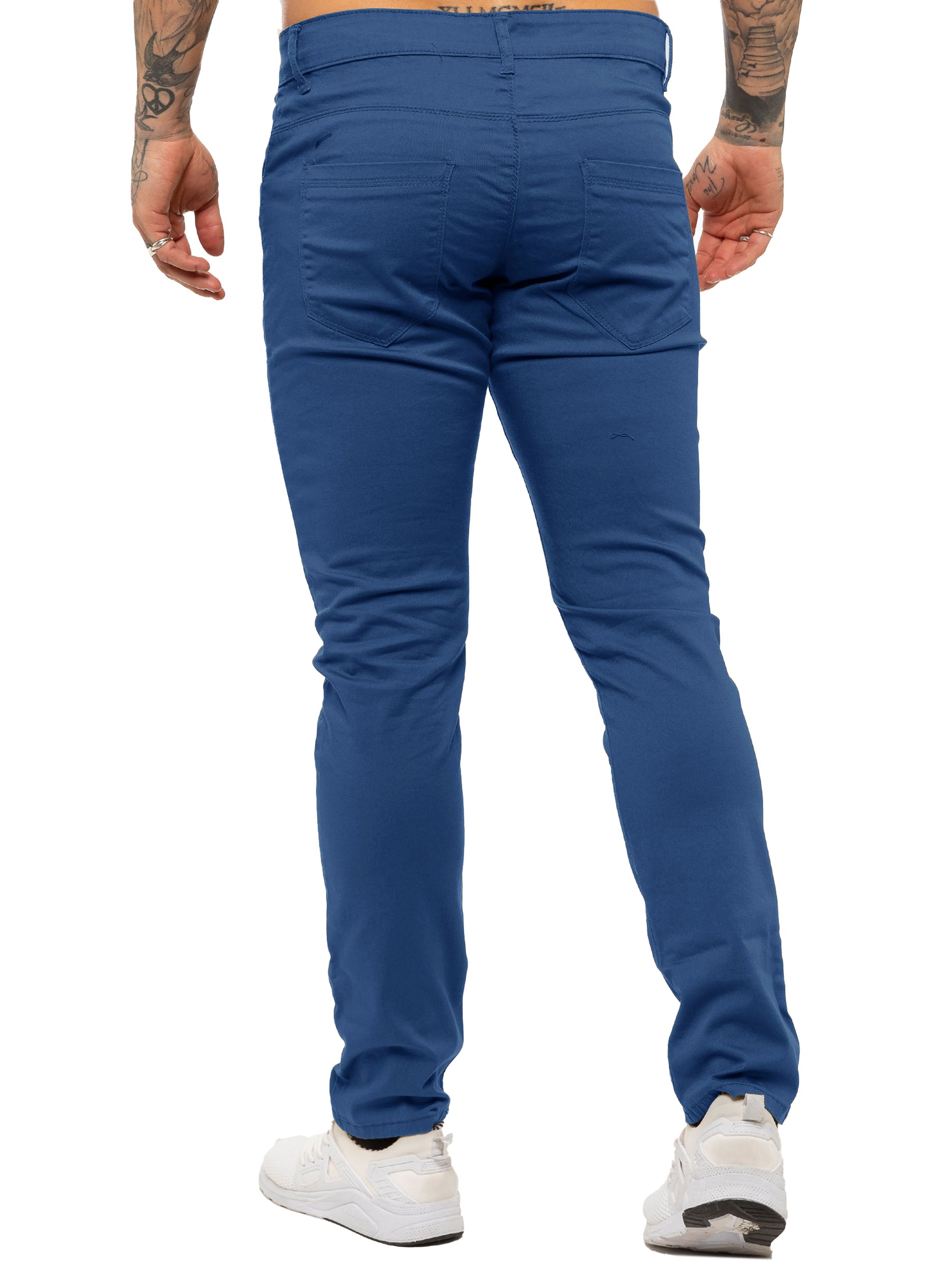 Kruze | Mens Slim Fit Stretch Chinos