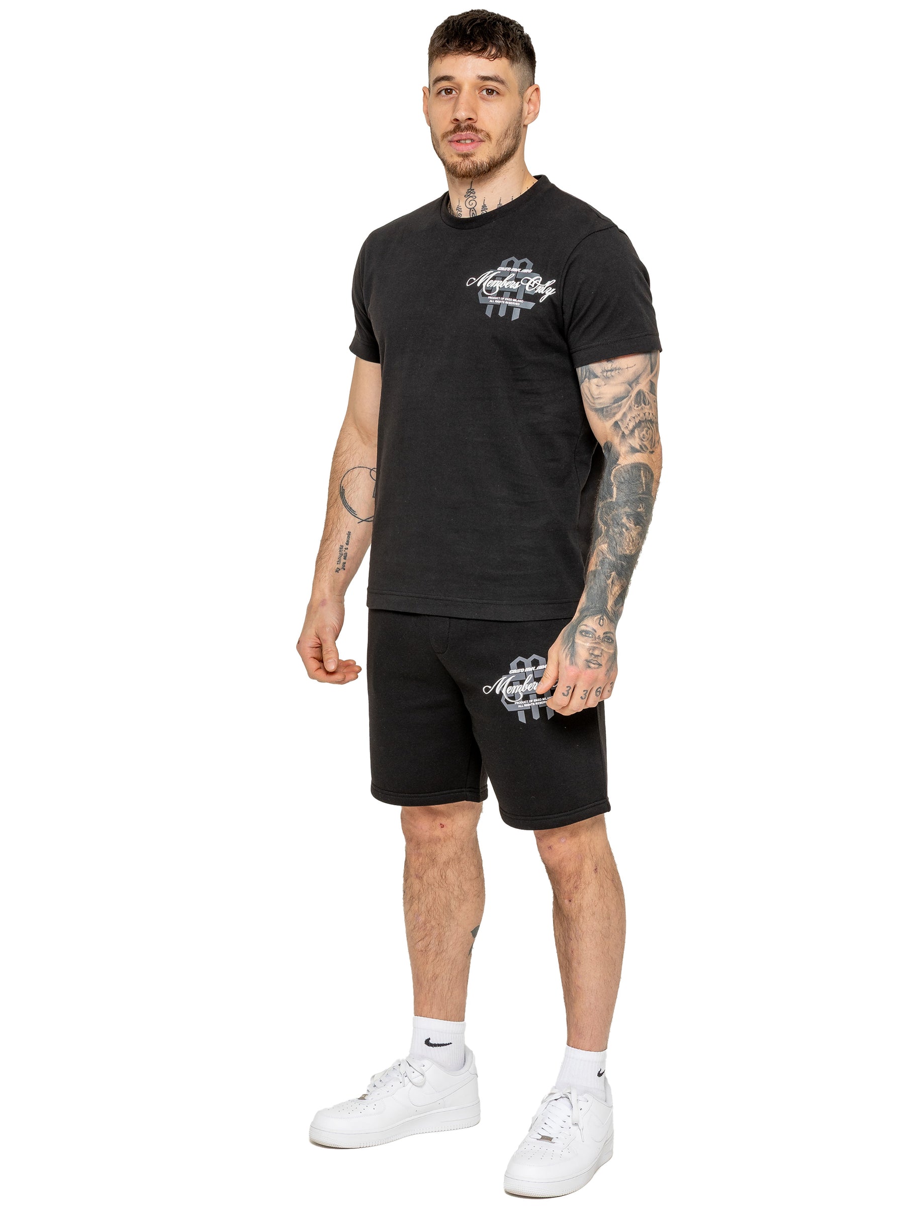 Enzo Milano | Mens Logo T-Shirt & Shorts Set