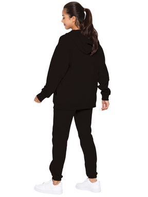 EZLHDZ596 Enzo | Womens Oversized Zipped Hoodie ENZO RAWDENIM