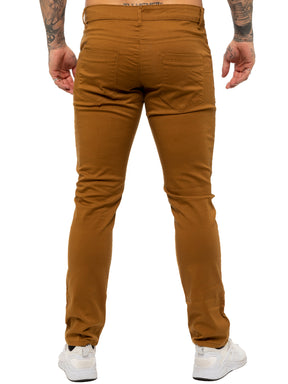 Kruze | Mens Slim Fit Stretch Chinos