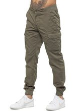 EZ409 Copy of ENZO Mens Military Combat Cuffed Camouflage Jeans ENZO RAWDENIM