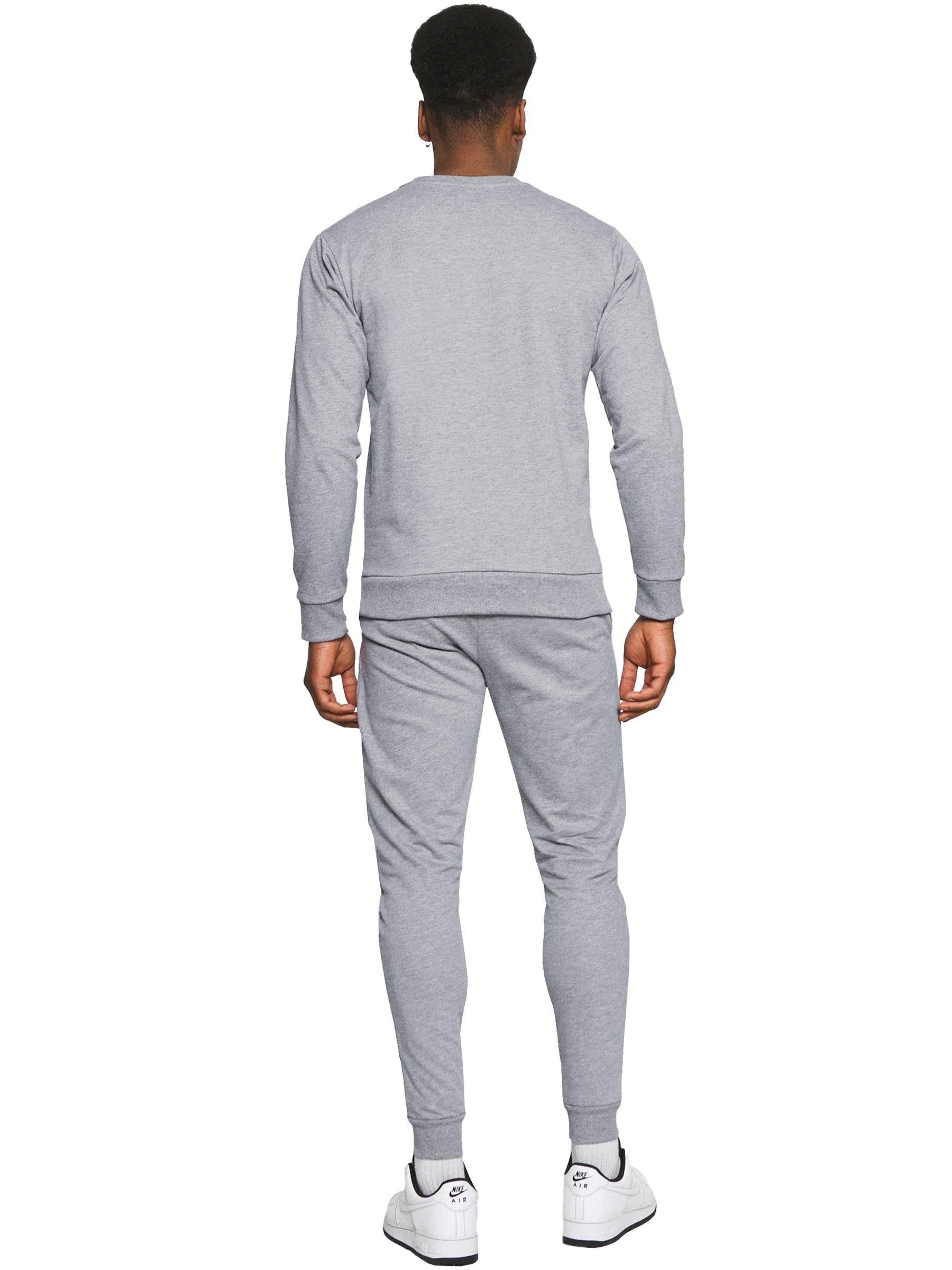 Kruze | Mens Pullover Hoodie Zipped Fleece Tracksuit Set