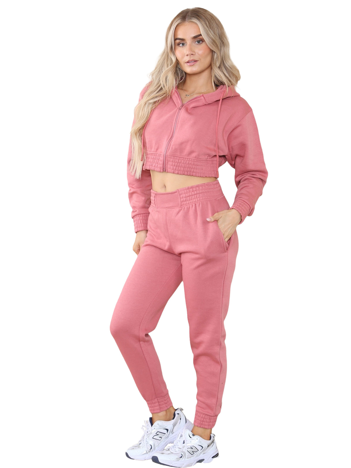 Kruze | Womens Crop Tracksuit Set