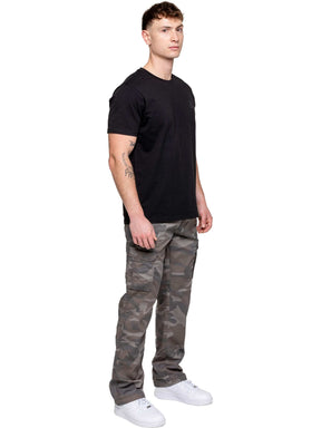 Kruze | Mens Cargo Camo Trousers