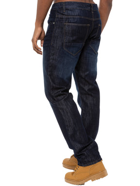 Enzo | Mens Regular Straight Leg Jeans