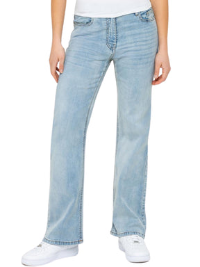 Enzo | Womens Wide Leg Jeans