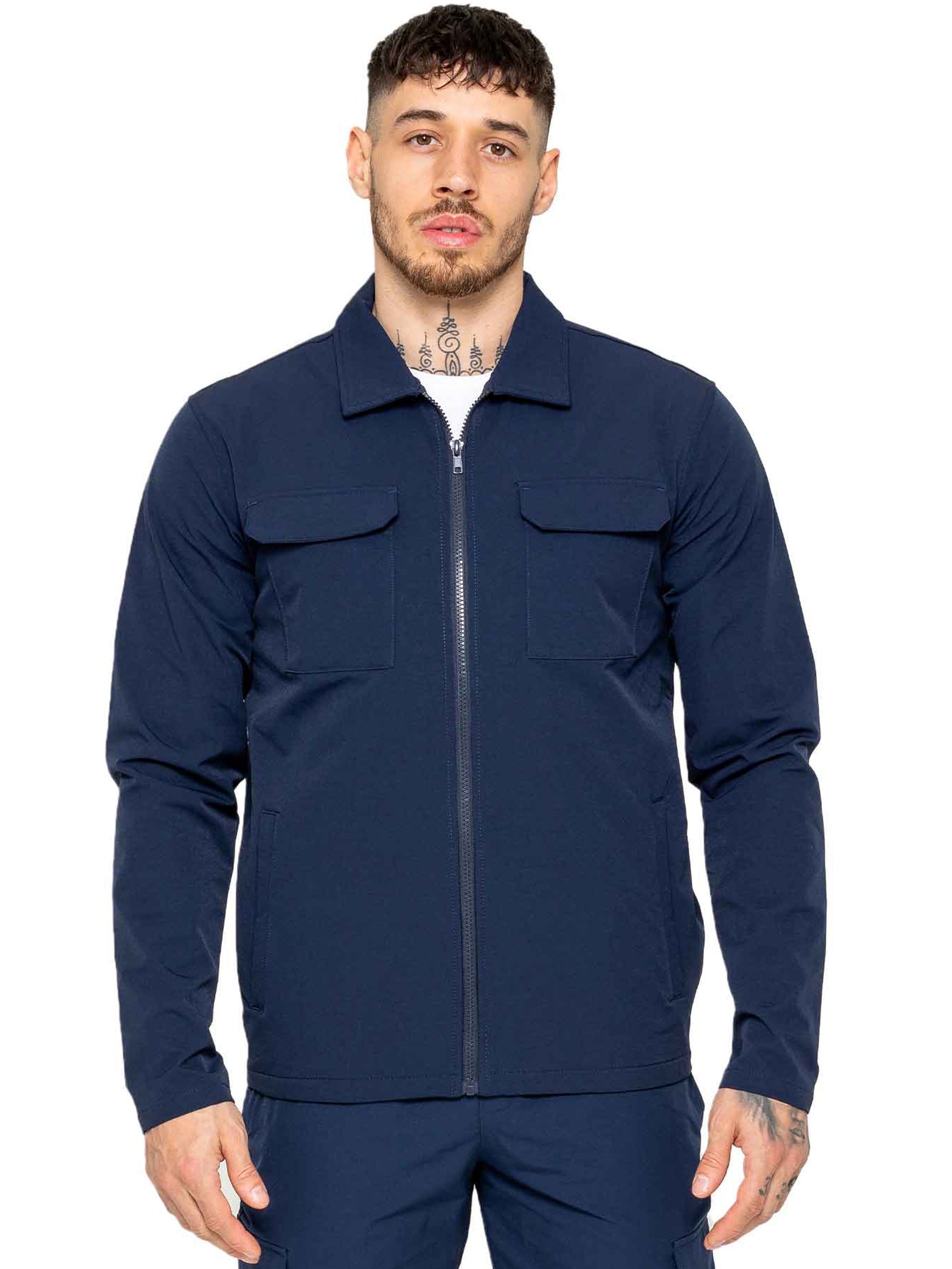 Enzo Milano | Mens Cargo Pockets Jacket