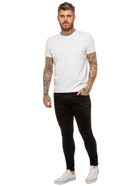 Enzo | Mens Designer Stretch Skinny Fit Jeans