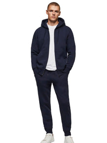 Kruze | Mens Pullover Hoodie Zipped Fleece Tracksuit Set