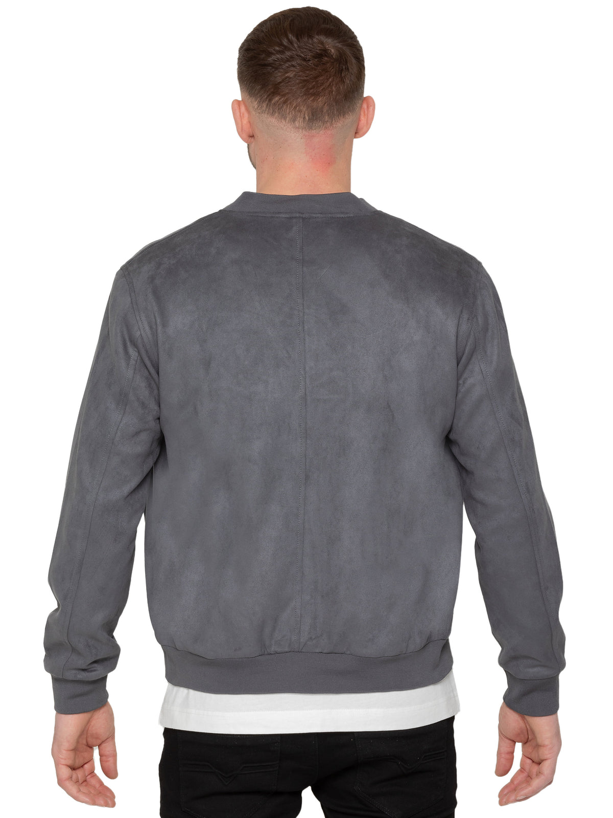 Enzo Milano | Mens Suede Bomber Jacket