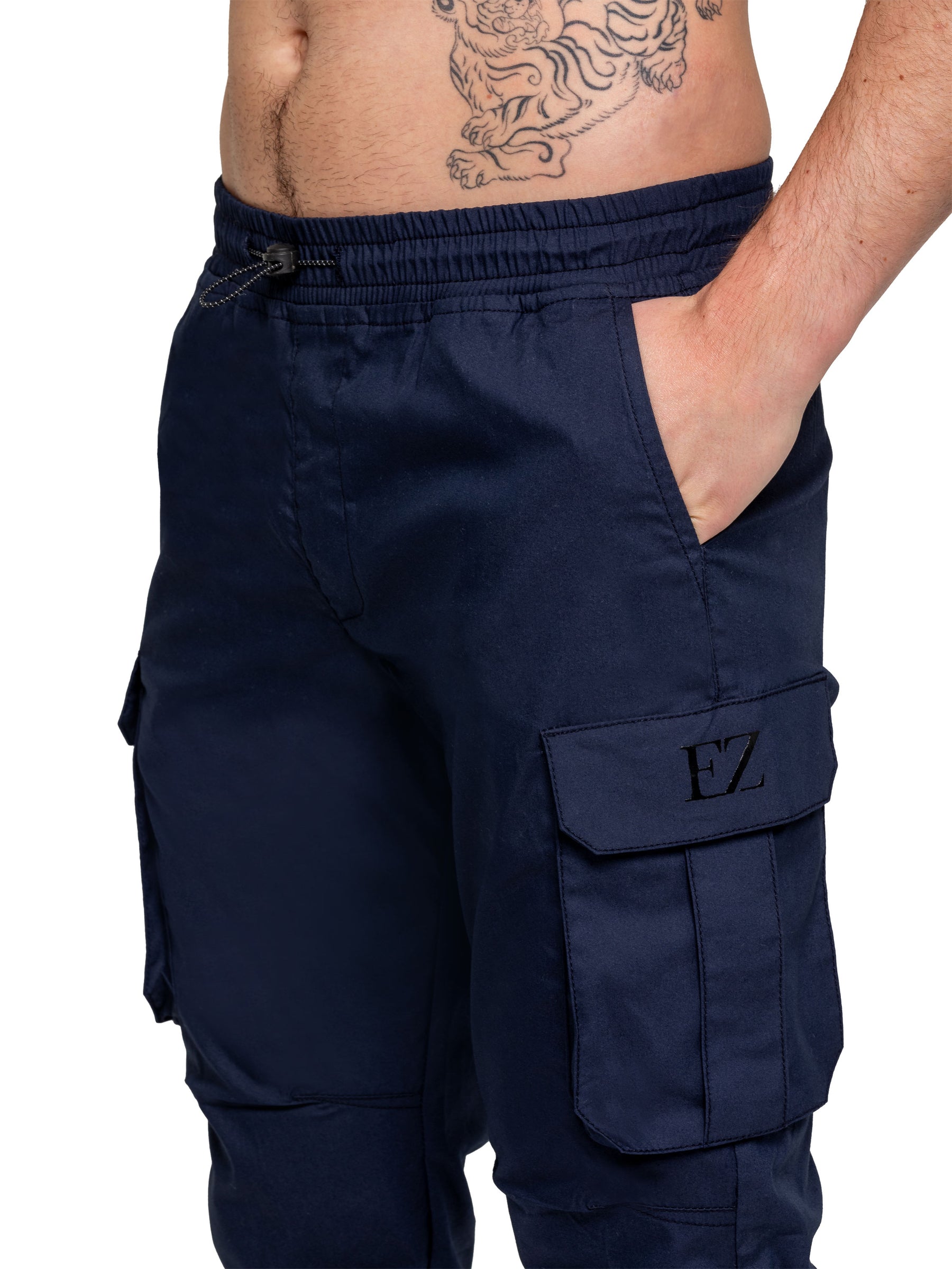 Enzo | Mens Lightweight Cargo Tracksuit Set