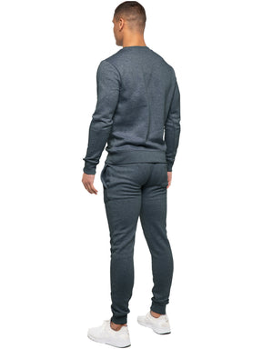 Kruze | Mens Pullover Hoodie Zipped Fleece Tracksuit Set