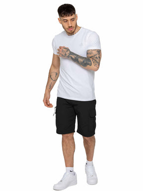 Enzo | Mens Poly Cargo Shorts