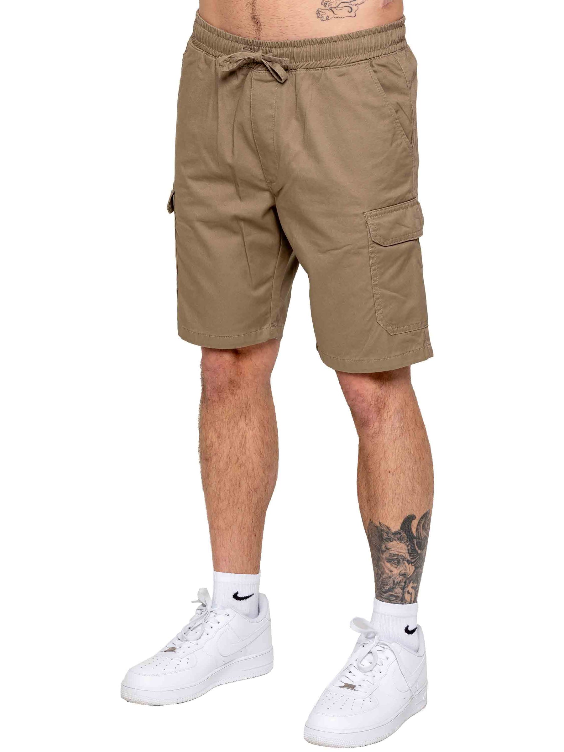 Kruze | Mens Cargo Chino Shorts 2 Pack