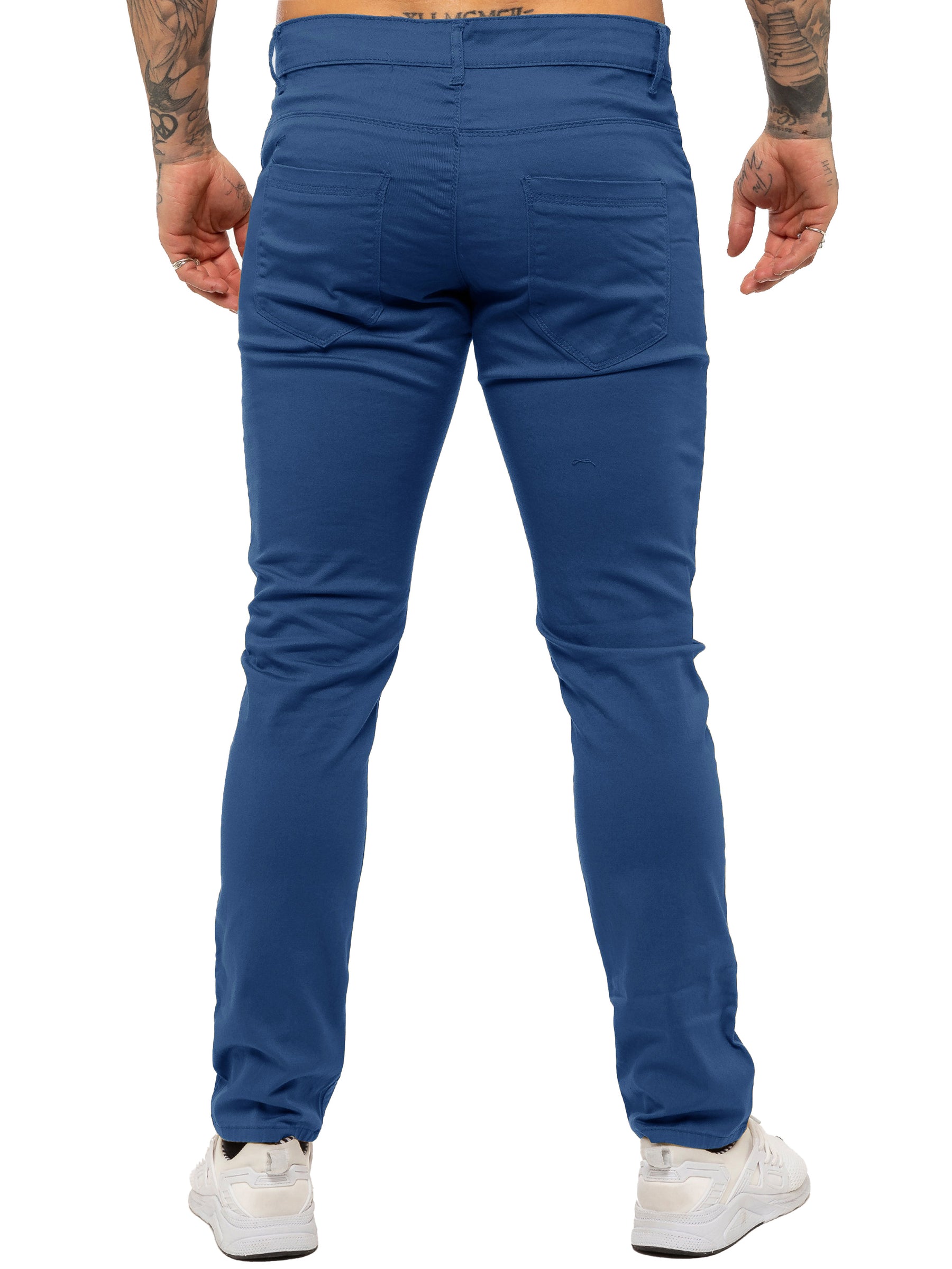 Kruze | Mens Slim Fit Stretch Chinos